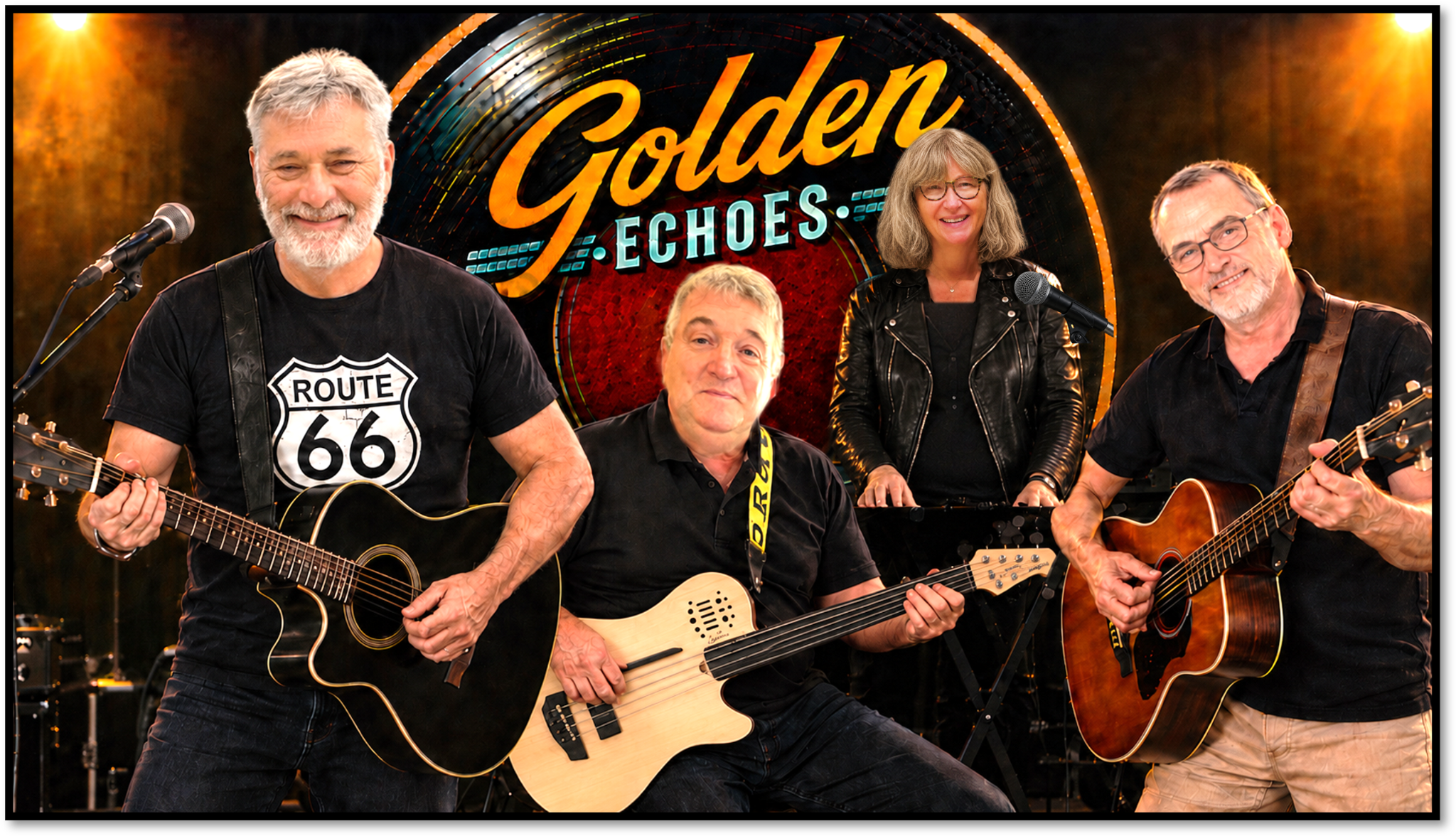 Les quatre musiciens de Golden Echoes